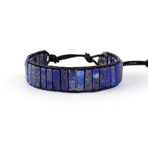Bracelet d'expression en lapiz lazuli