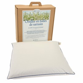 Oreiller en balles de sarrasin 60x60 cm