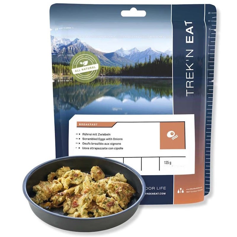 Petit déjeuner lyophilisé trek'n eat œufs brouillés aux oignons