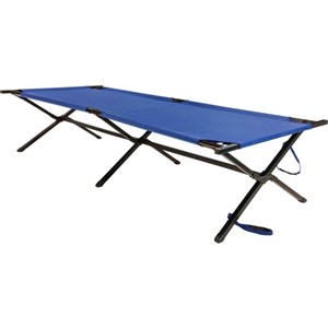 Lit de camp ferrino strong cot xl bleu