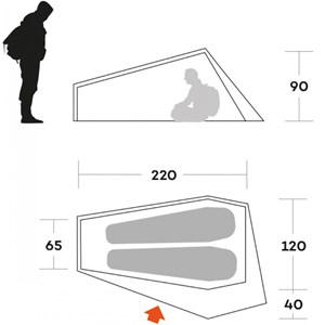 Tente ferrino piuma 2