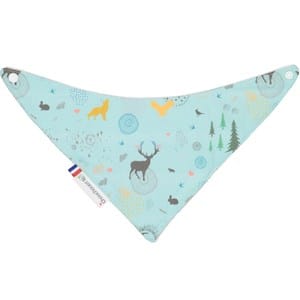 Bavoir bandana lior bleu