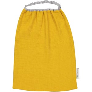 Serviette de cantine gaze de coton ocre