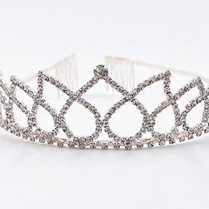 Diadème cœur tu en sachet organza Unique