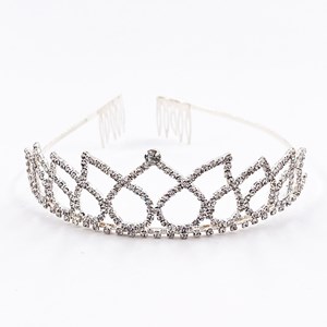 Diadème cœur tu en sachet organza Unique