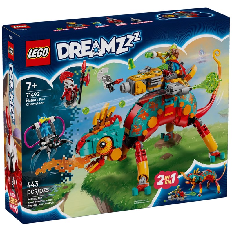 Lego dreamzzz - caméléon mateo - 71492