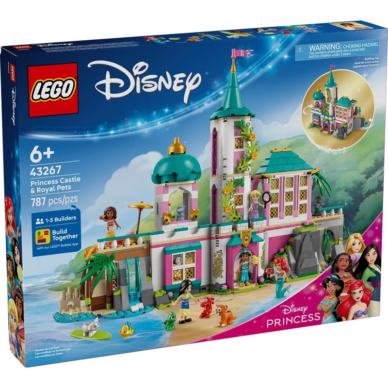Lego disney - château princesses & animaux - 43267