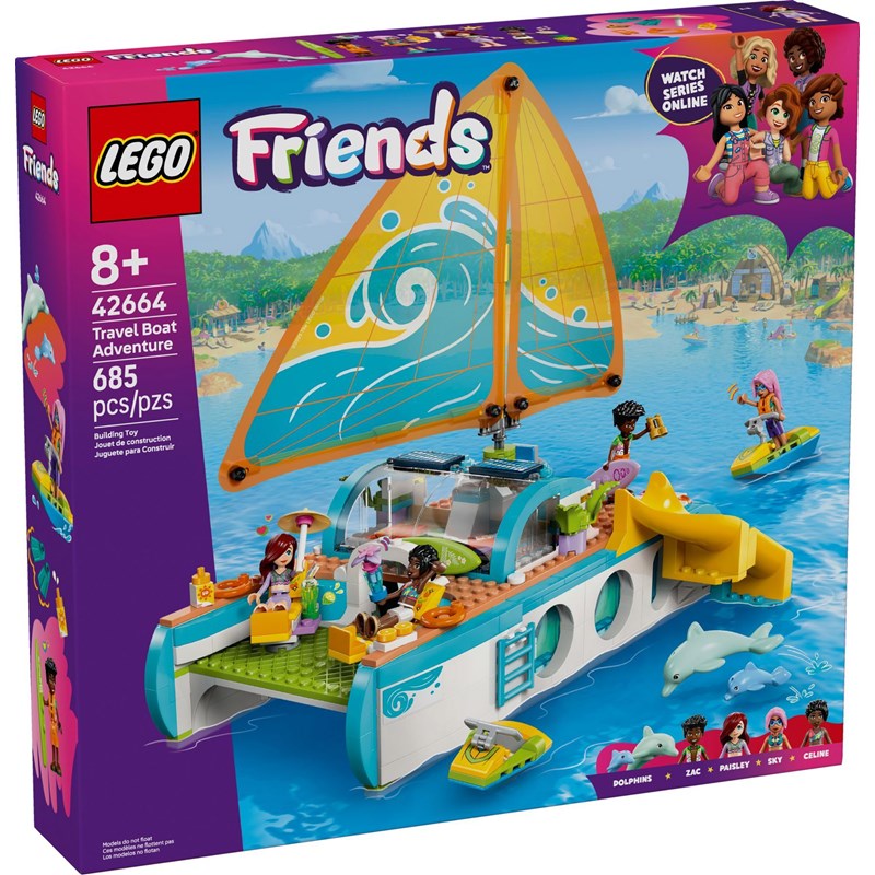 Lego friends - l'aventure en bateau - 42664