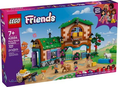 Lego friends - ranch & écuries poneys - 42654