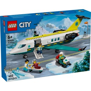 Lego city - ambulance aérienne - 60465