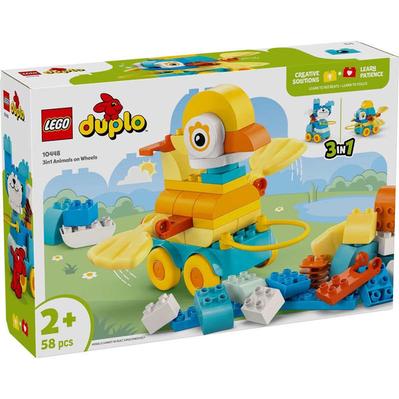 Lego duplo - 3in1 animaux roues - 10448