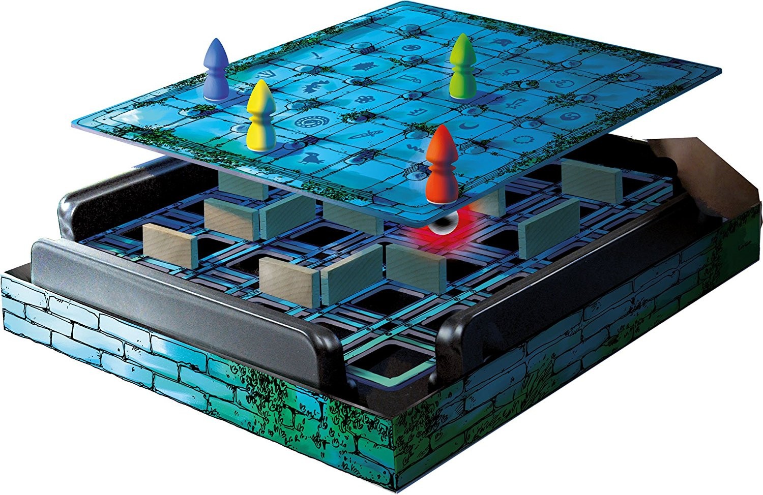 Cube magique bleu, labyrinthe 3D - Un petit génie