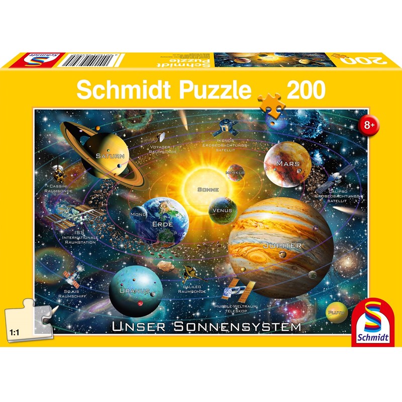 Puzzle notre système solaire 200 pièce