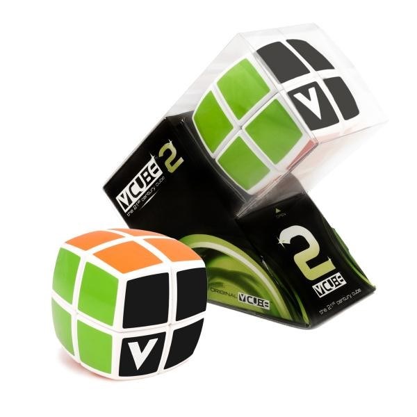 V cube 2 bombé blanc