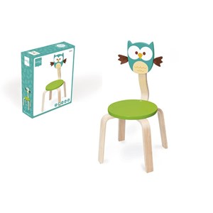 Chaise lou le hibou - vert scratch