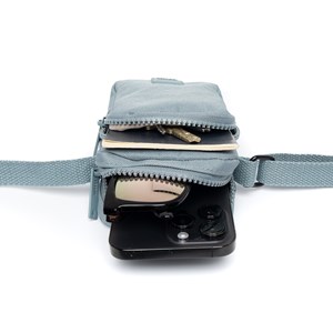 Sac banane - amsterdam bleu pierre