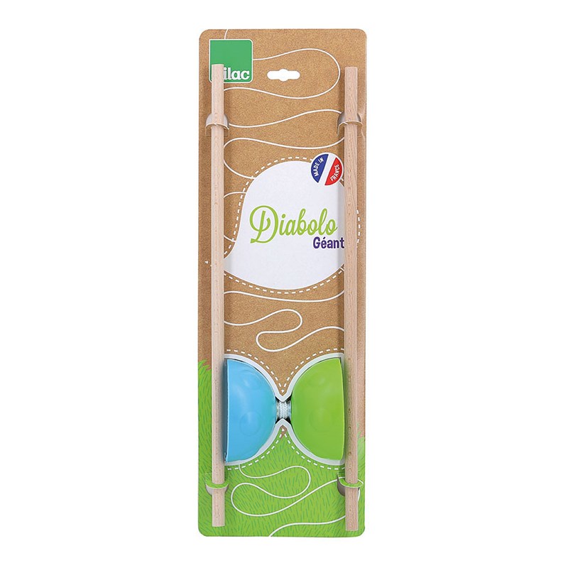 Diabolo geant bleu et vert