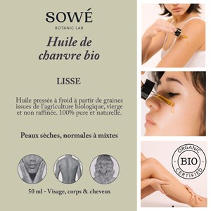 L'huile pure de chanvre - bio, vierge et