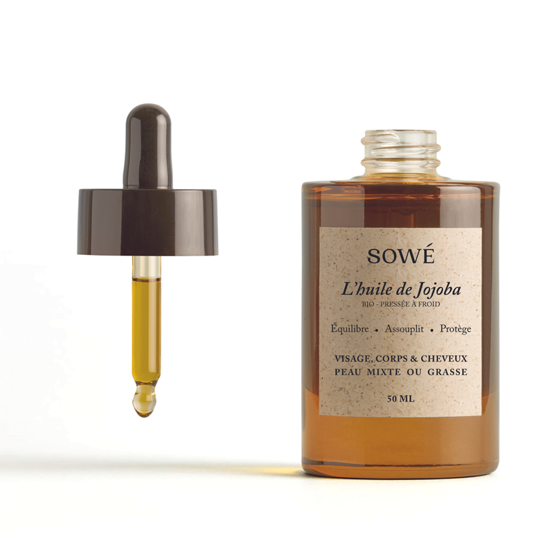 Huile de jojoba pure - bio, pure et pressée à froid - 50ml