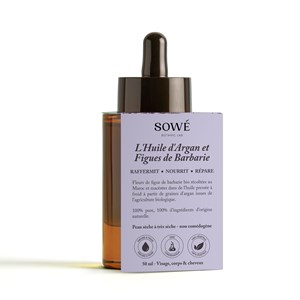 L'huile pure d'argan et figue de