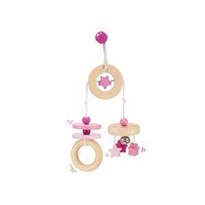 Mobile plaisir étoilé rose