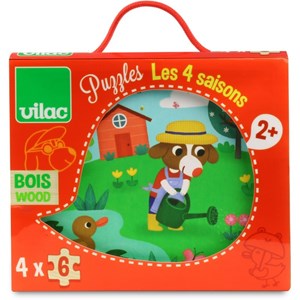 Puzzle en bois les 4 saisons