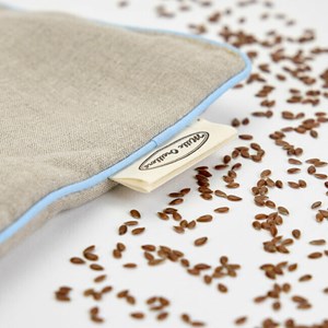 Bouillotte de lin naturel - 20 x 40 cm