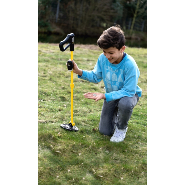 Détecteur De Métaux Pour Enfants - Télescopique 61 à 86 Cm, écran LCD Amusant, Recharge USB-C, Léger (510g), étanche, Idéal Pour Chasse Au Trésor En Extérieur - 5