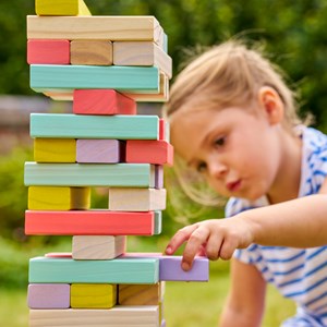 Jeu tour d'équilibre géante