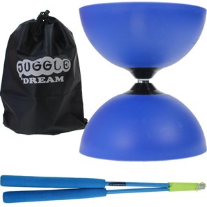 Kit diabolo bleu + baguettes + sac