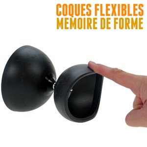 Kit diabolo noir + baguettes + sac