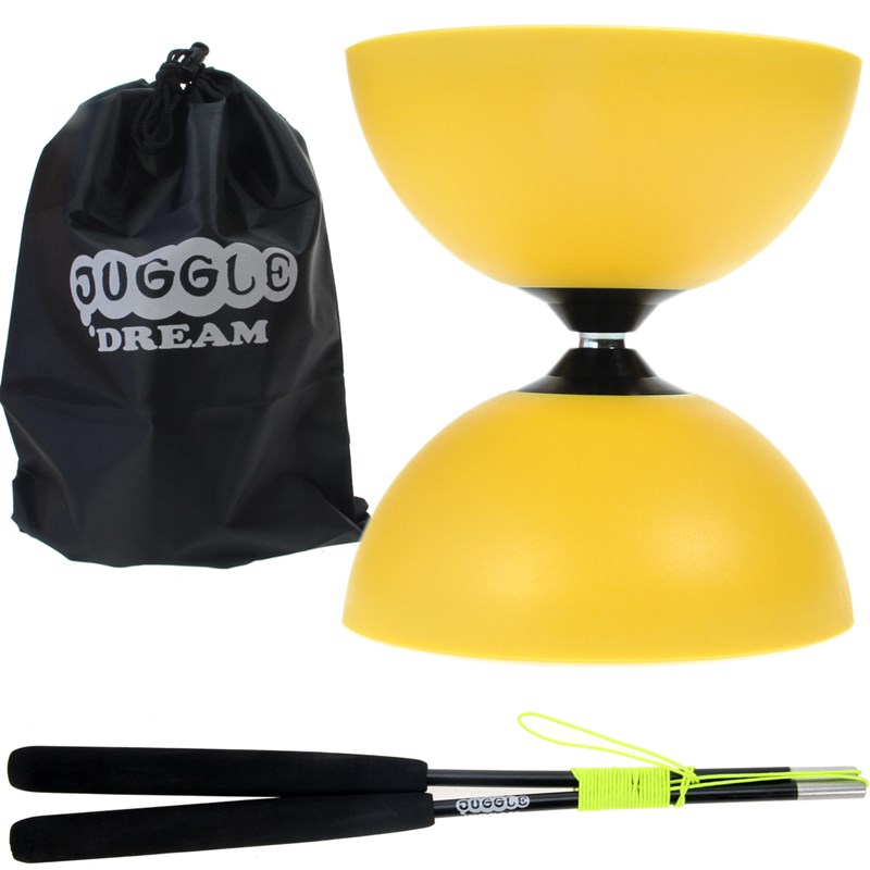 Henrys - Kit diabolo jaune + baguettes + sac