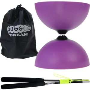 Kit diabolo violet + baguettes + sac