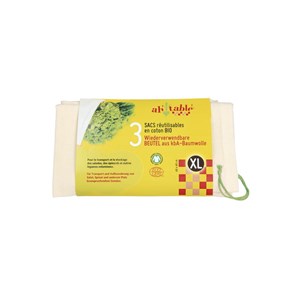3 sacs réutilisables xl pour légumes vol