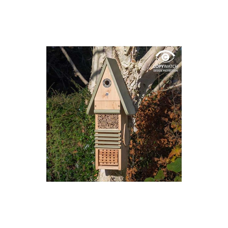 Grand refuge à insectes biome abeilles
