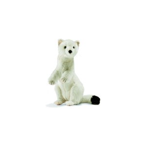 Peluche anima hermine blanche