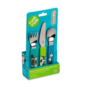 Lot de 3 couverts avec étui scruff tumtu