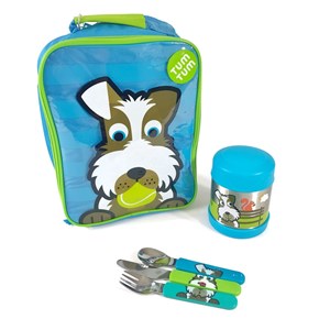 Lot de 3 couverts avec étui scruff tumtu