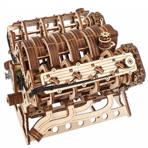 Puzzle 3d moteur v8