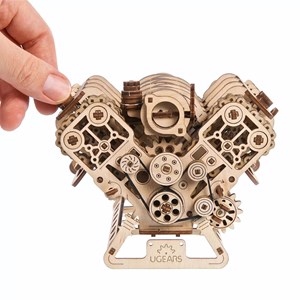Puzzle 3d moteur v8