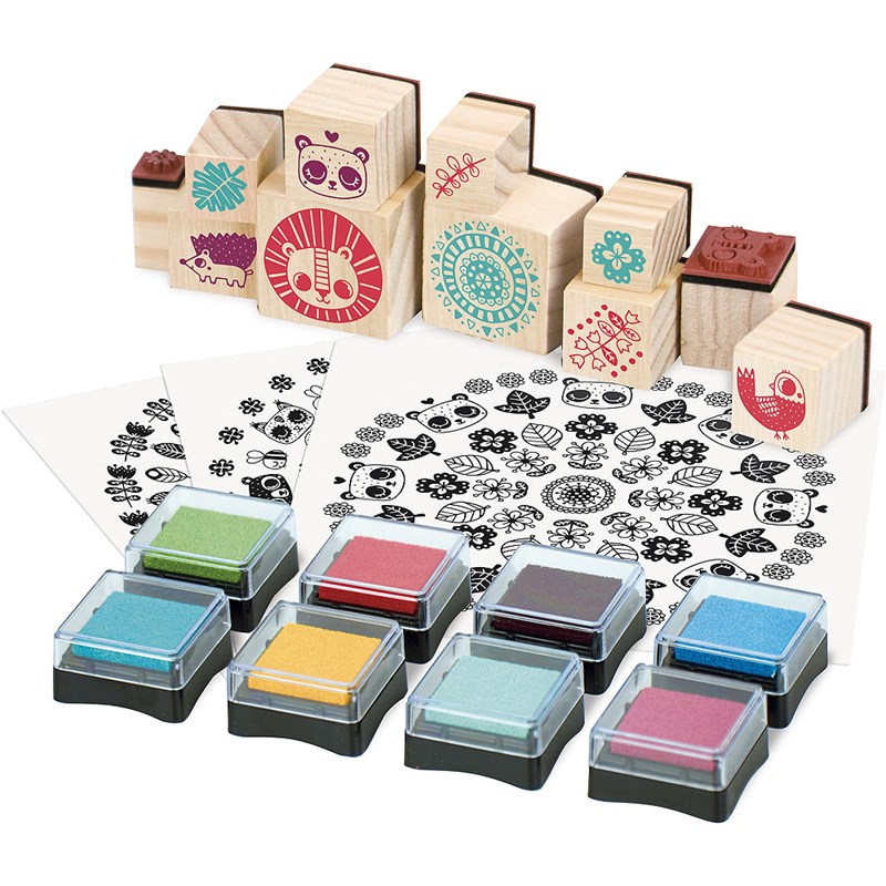 Vilac - Coffret tampons mandalas