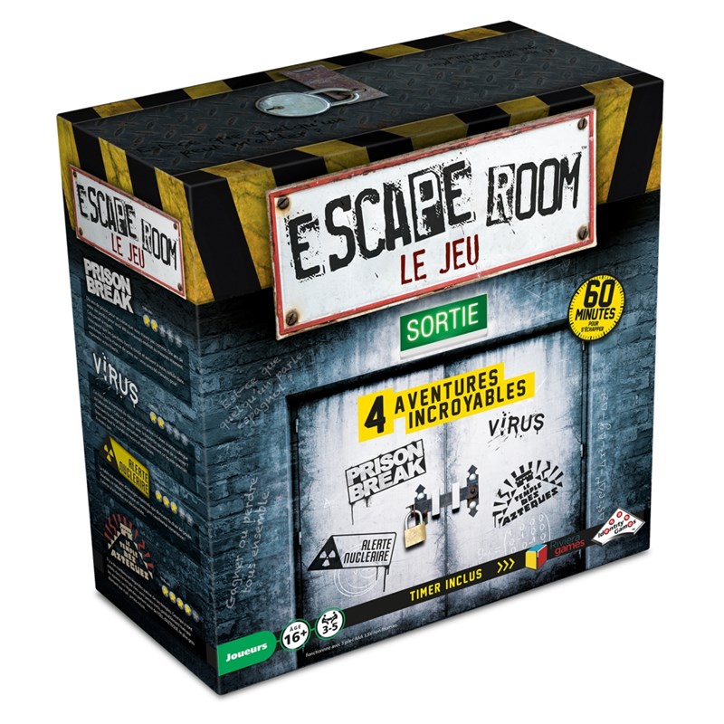 Escape games - coffret de 4 jeux