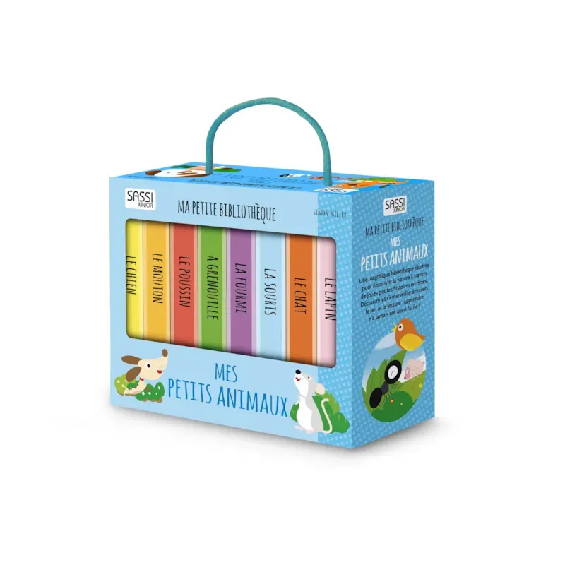 Ma petite bibliothèque - mes petits ani (Sassi Junior) - Couverture