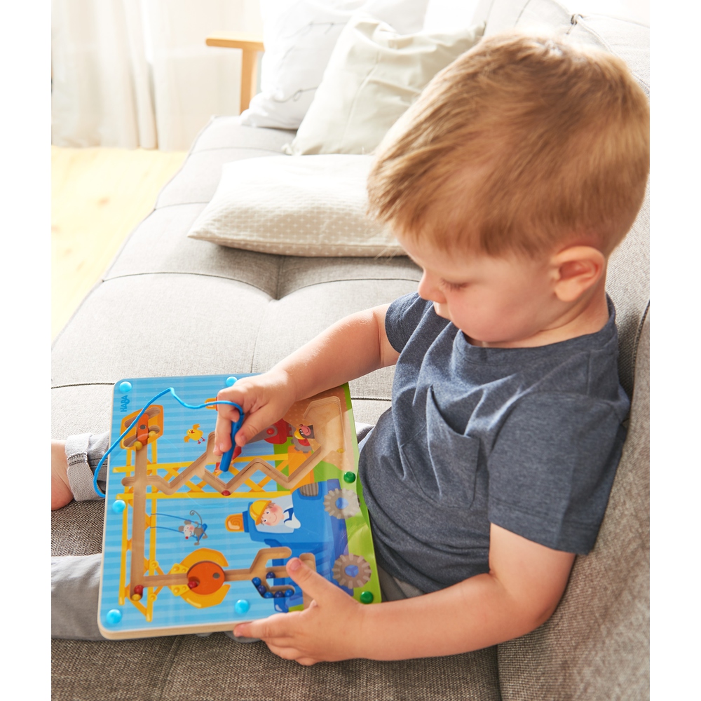 Hape Labyrinthe magnétique véhicules de Chantier