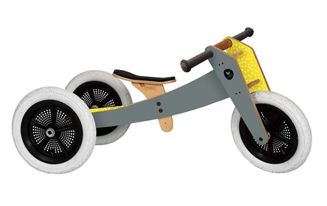 Draisienne wishbone bike 3 en 1 grise