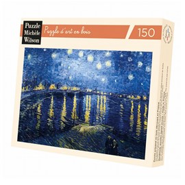Puzzle Nuit étoilée sur le rhône