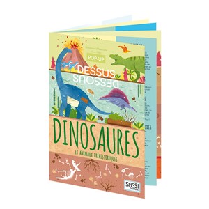 Pop-up dessus-dessous - dinosaures