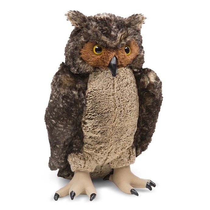 Peluche géante hibou | Nature & Découvertes