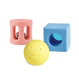 Sonajero bebé hape geométrico