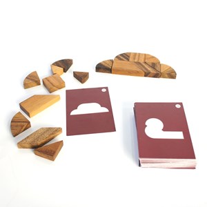 Le double tangram cœur